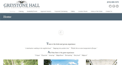 Desktop Screenshot of greystonehall.com